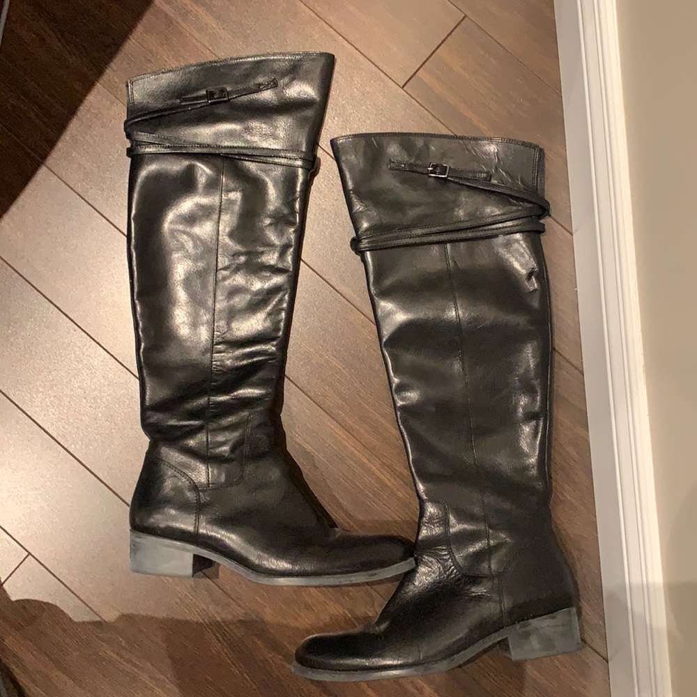 Black Leather Boots